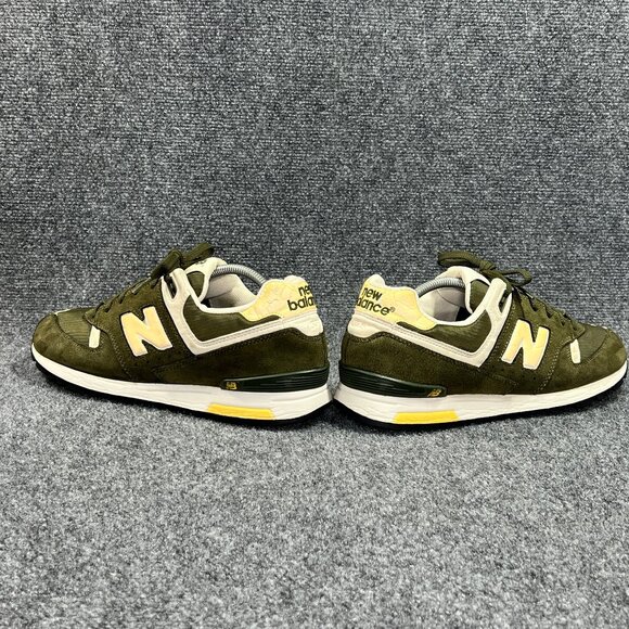 New Balance 578 Retro Athletic Shoes Men's Size 10.5 Green Suede Vintage Sneaker - Picture 10 of 16